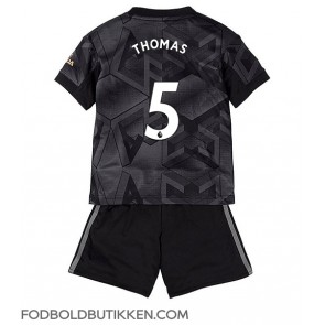 Arsenal Thomas Partey #5 Udebanetrøje Børn 2022-23 Kortærmet (+ Korte bukser)